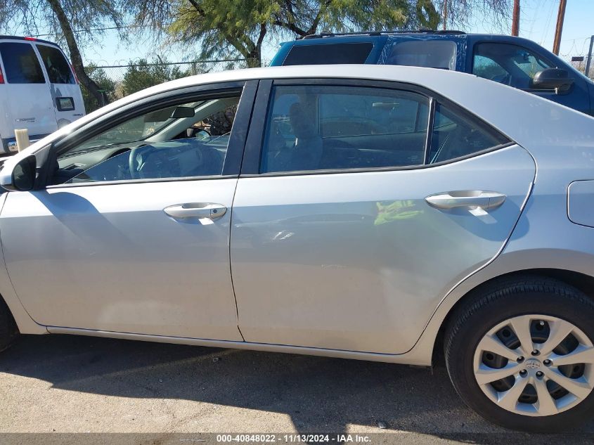 2017 Toyota Corolla Le VIN: 2T1BURHE2HC807865 Lot: 40848022