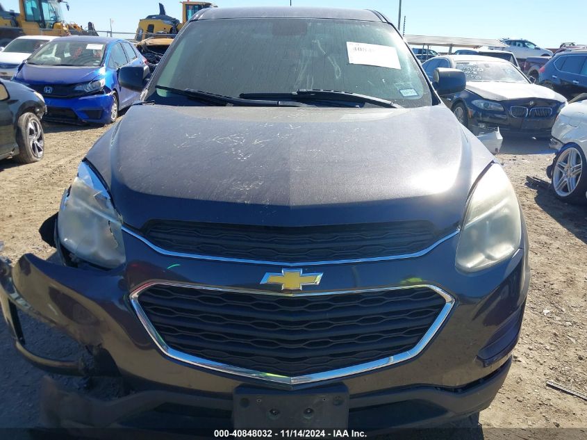 2016 Chevrolet Equinox Ls VIN: 2GNALBEKXG6204024 Lot: 40848032