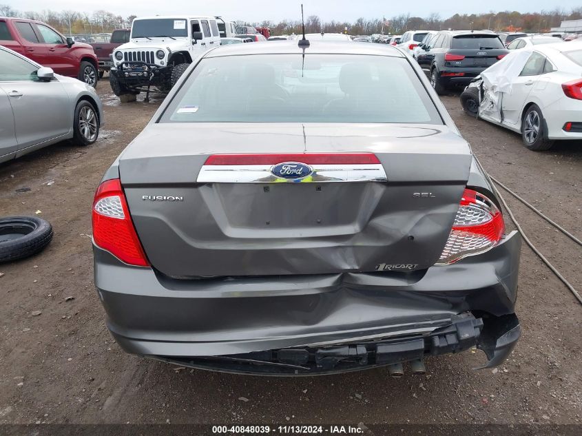 2012 Ford Fusion Sel VIN: 3FAHP0JA2CR105395 Lot: 40848039