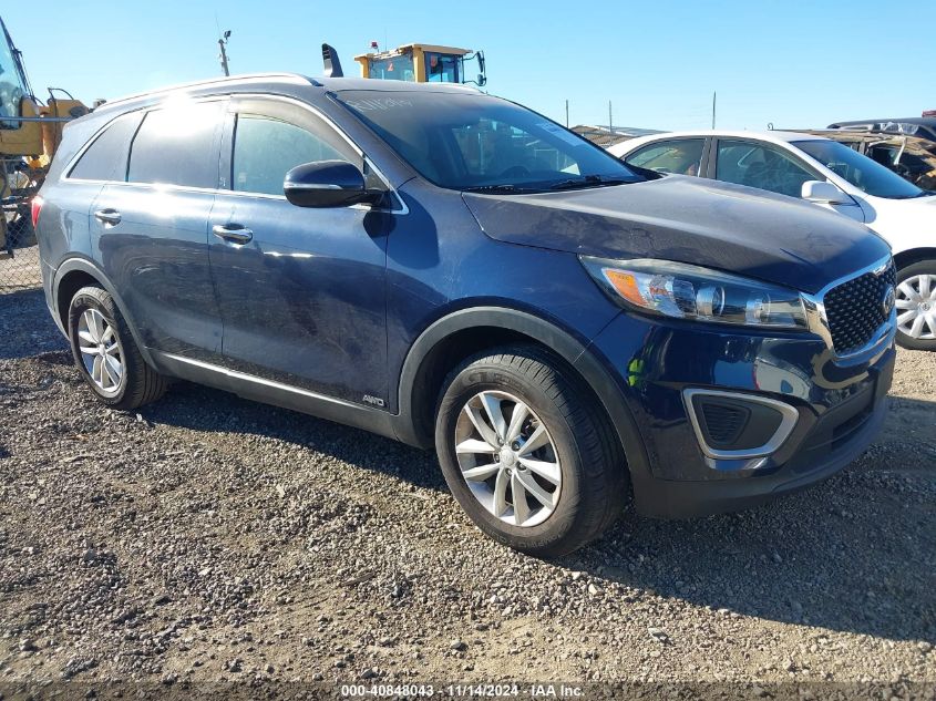 VIN 5XYPGDA37HG293587 2017 KIA Sorento, 2.4L Lx no.1