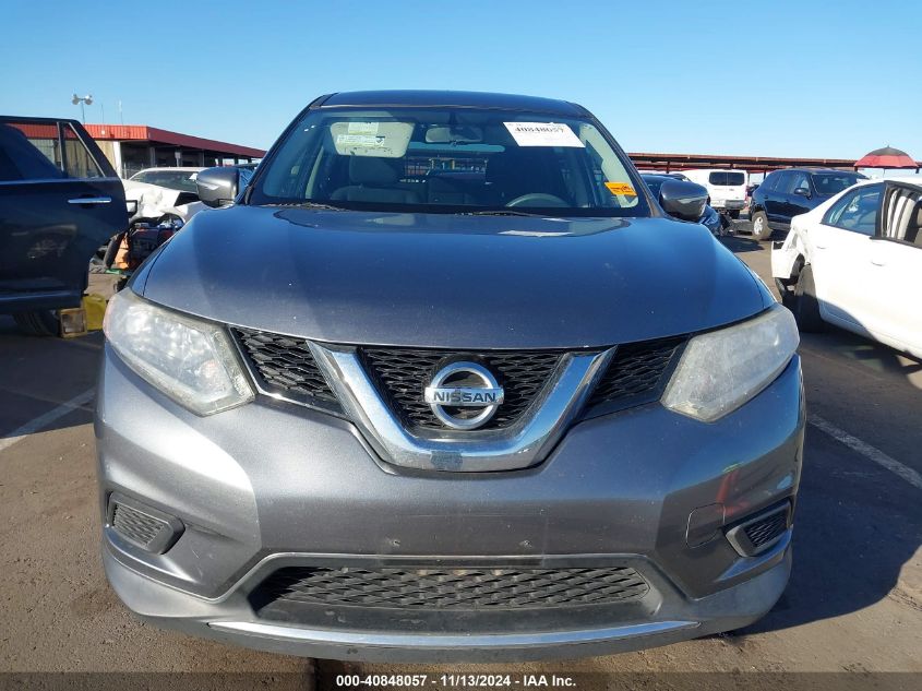 2015 Nissan Rogue S VIN: KNMAT2MT1FP584467 Lot: 40848057