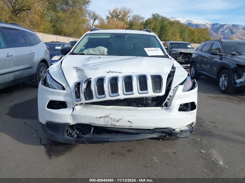 VIN 1C4PJMASXHW585004 2017 JEEP CHEROKEE SPORT 4X4