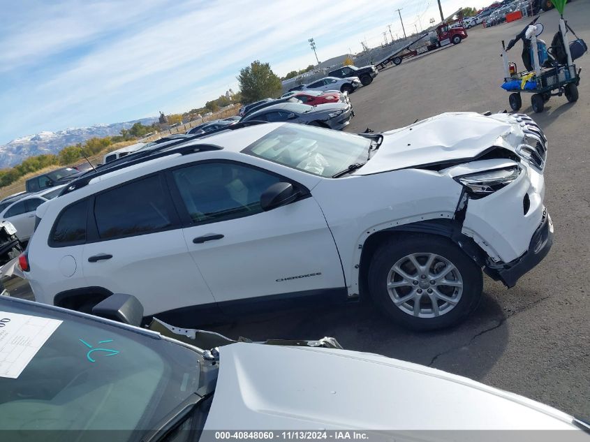 2017 Jeep Cherokee Sport 4X4 VIN: 1C4PJMASXHW585004 Lot: 40848060