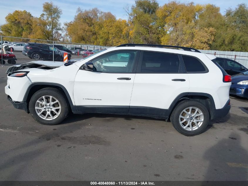 2017 Jeep Cherokee Sport 4X4 VIN: 1C4PJMASXHW585004 Lot: 40848060