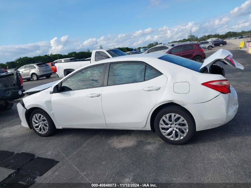 2018 Toyota Corolla Le VIN: 5YFBURHE5JP841045 Lot: 40848073