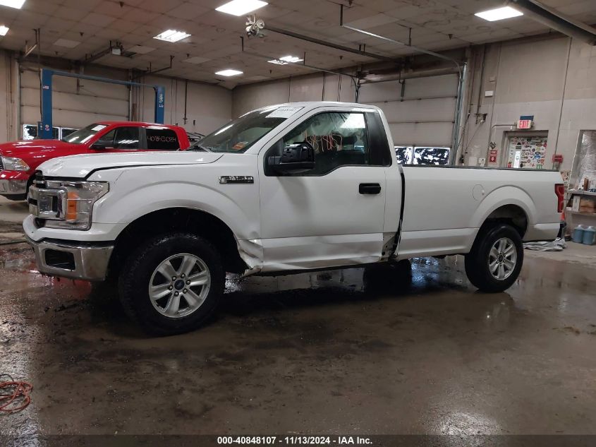 2019 Ford F-150 Xl VIN: 1FTMF1C51KKE18457 Lot: 40848107