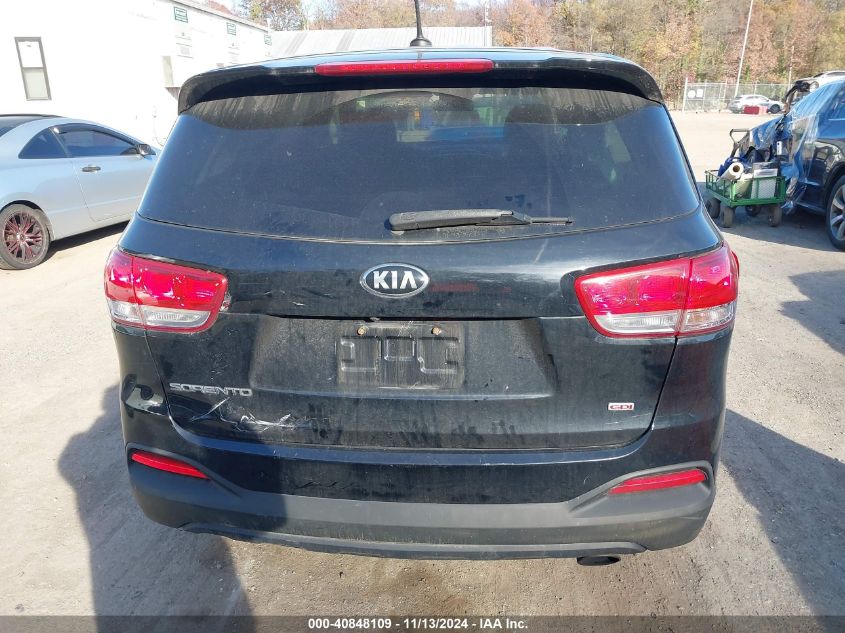 2018 Kia Sorento 2.4L L VIN: 5XYPG4A39JG423505 Lot: 40848109