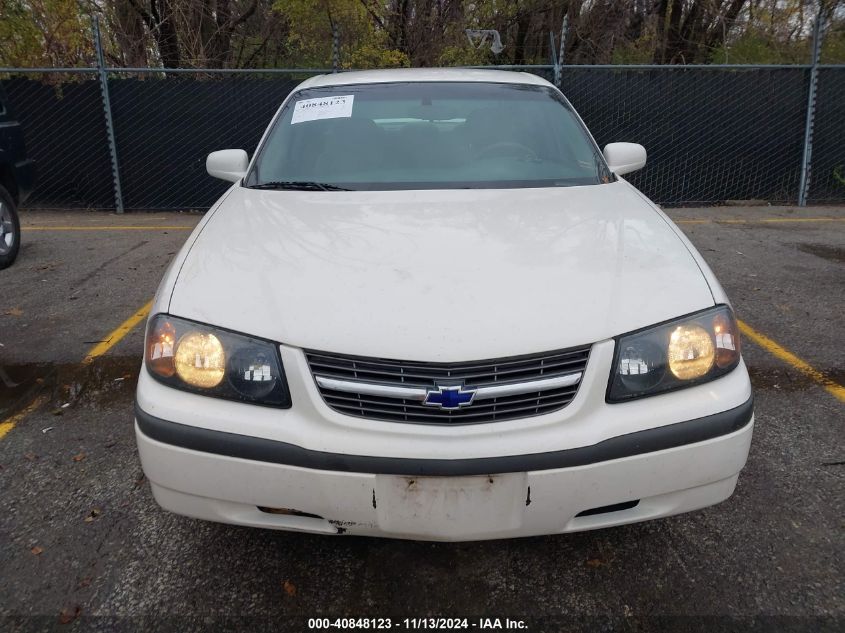 2004 Chevrolet Impala VIN: 2G1WF52E549107712 Lot: 40848123