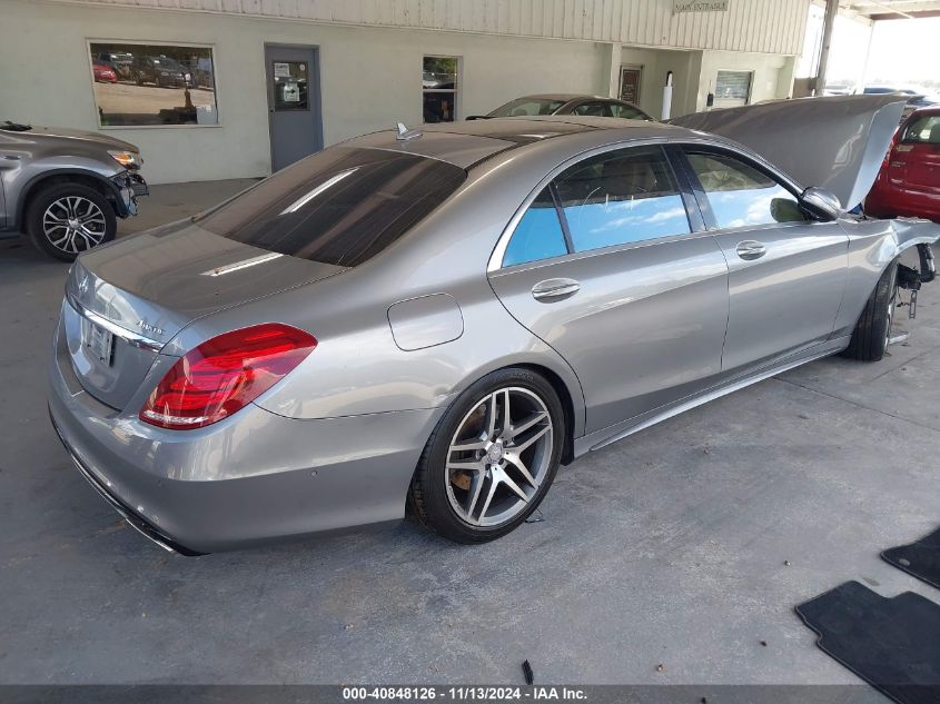 2014 Mercedes-Benz S 550 4Matic VIN: WDDUG8FB8EA033033 Lot: 40848126