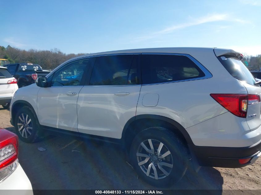 2021 Honda Pilot Awd Ex-L VIN: 5FNYF6H53MB066523 Lot: 40848133