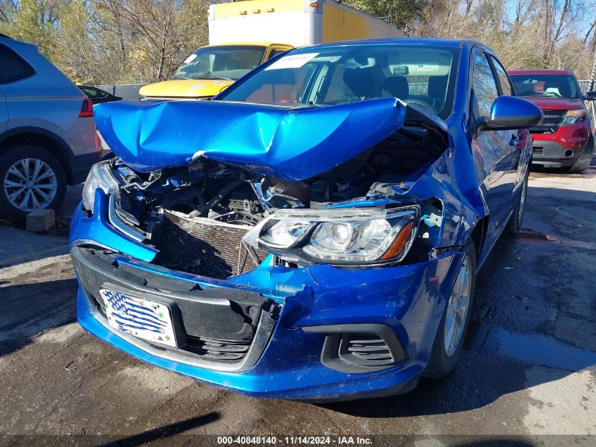 2017 CHEVROLET SONIC LT AUTO - 1G1JD5SH0H4103912