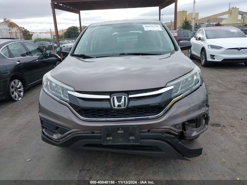 2015 Honda Cr-V Lx VIN: 3CZRM3H30FG712972 Lot: 40848158