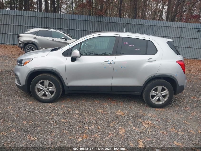 2019 Chevrolet Trax Ls VIN: 3GNCJNSB9KL215704 Lot: 40848167