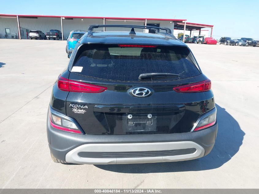 2022 Hyundai Kona Sel VIN: KM8K32AB8NU768980 Lot: 40848184