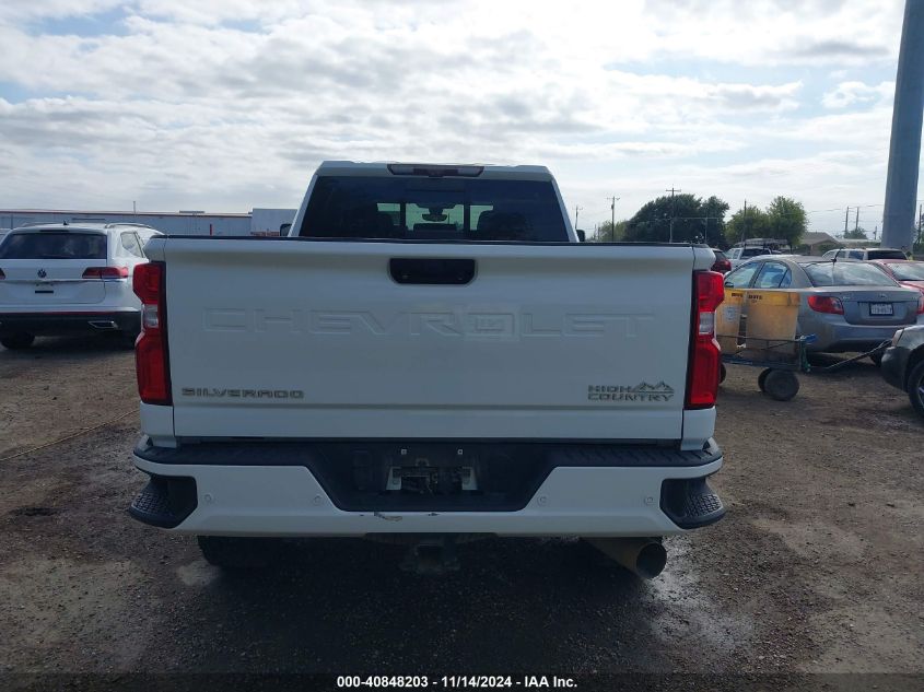 2020 Chevrolet Silverado 2500Hd 4Wd Standard Bed High Country VIN: 1GC4YREY6LF106354 Lot: 40848203