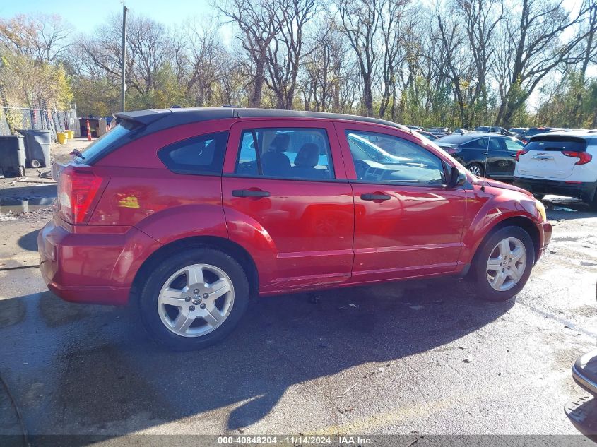 2008 Dodge Caliber Sxt VIN: 1B3HB48B98D507656 Lot: 40848204