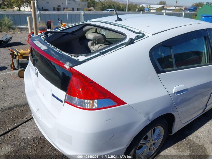 2010 Honda Insight Ex VIN: JHMZE2H76AS016651 Lot: 40848205