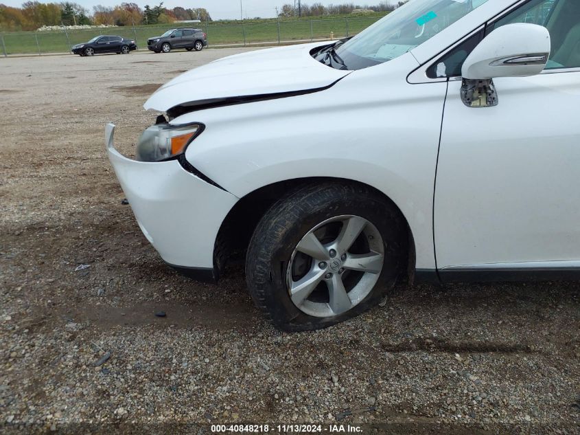 2010 Lexus Rx 350 VIN: 2T2BK1BA6AC071205 Lot: 40848218