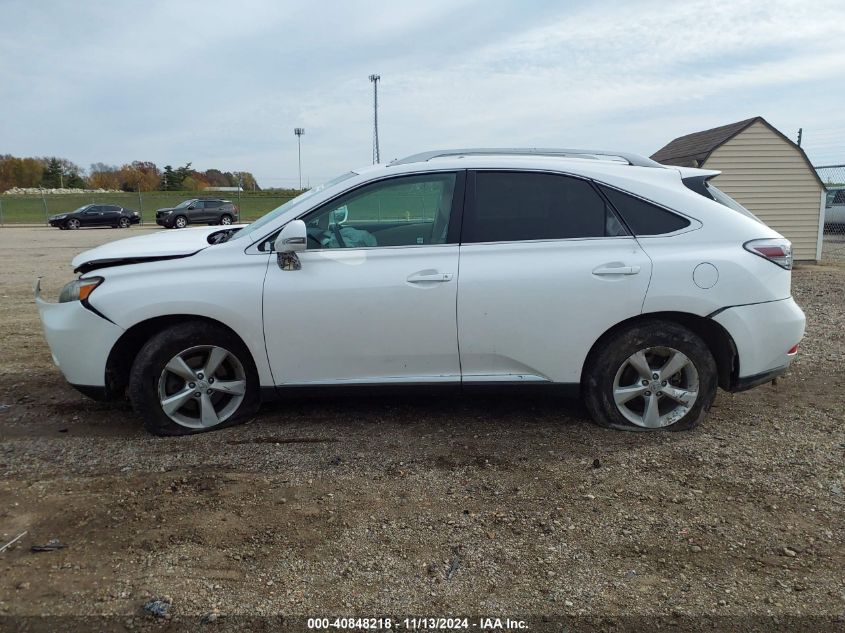 2010 Lexus Rx 350 VIN: 2T2BK1BA6AC071205 Lot: 40848218