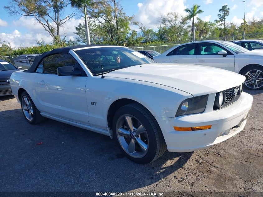 2007 Ford Mustang Gt Deluxe/Gt Premium VIN: 1ZVFT85H875289962 Lot: 40848220