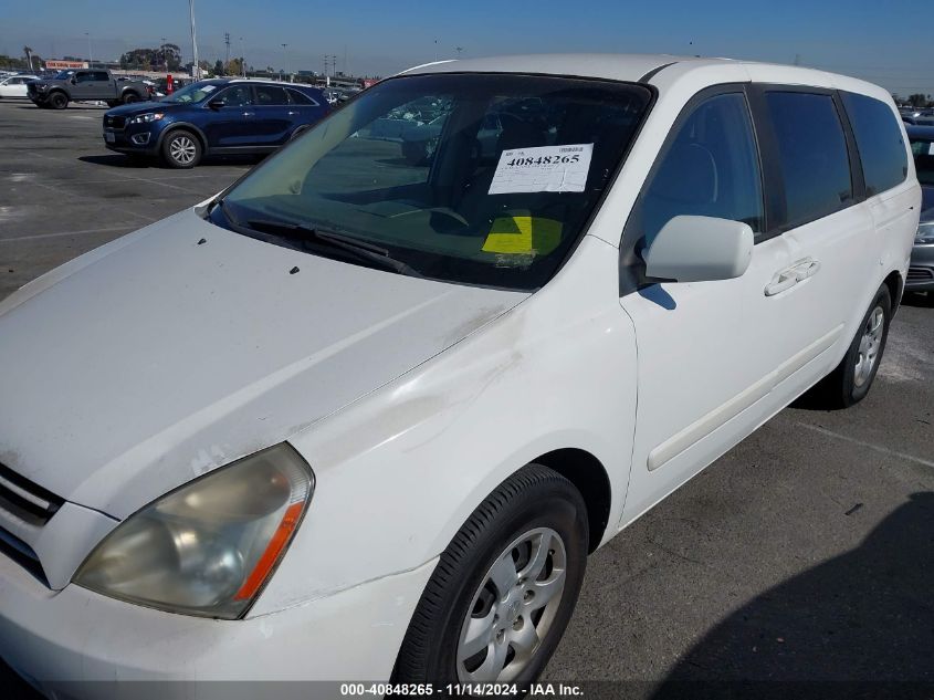 2006 Kia Sedona Ex/Lx VIN: KNDMB233366032962 Lot: 40848265