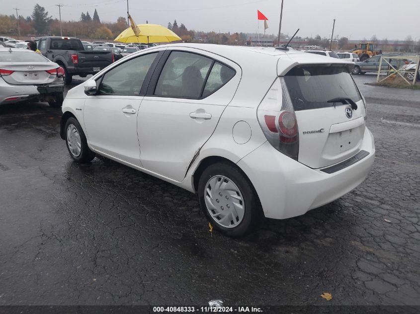 VIN JTDKDTB32D1040313 2013 Toyota Prius, C Three no.3