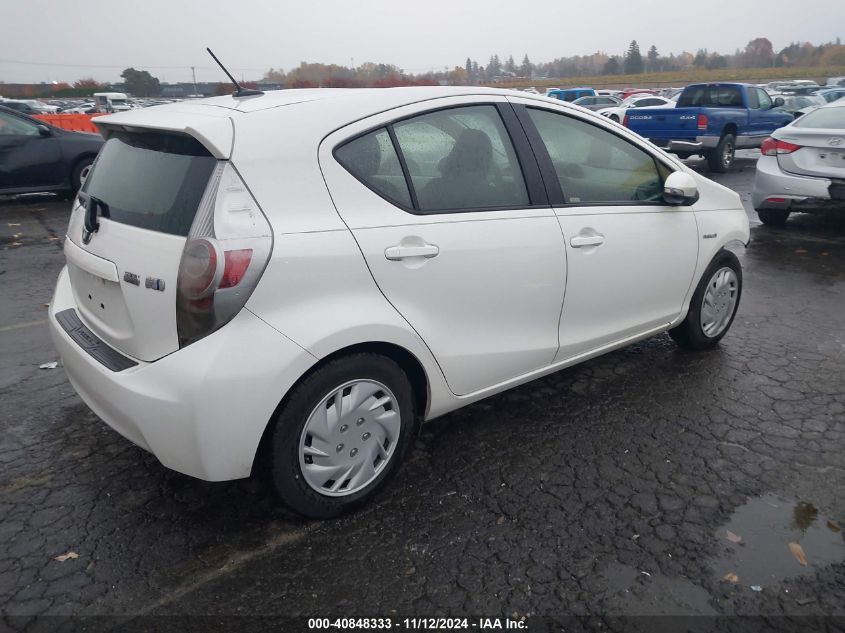 VIN JTDKDTB32D1040313 2013 Toyota Prius, C Three no.4