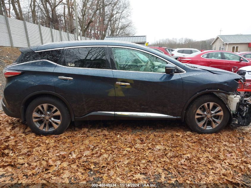 2015 Nissan Murano Sl VIN: 5N1AZ2MH3FN211030 Lot: 40848334