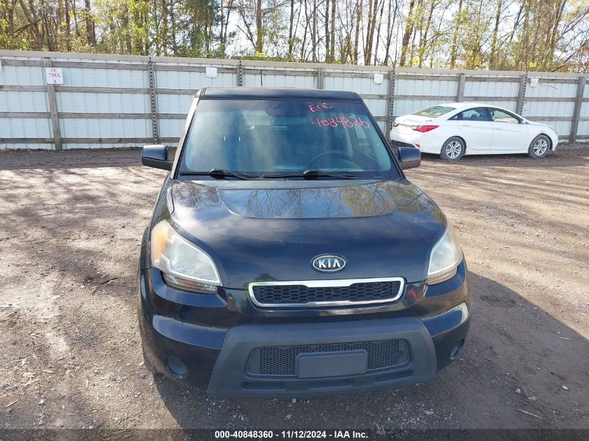 2011 Kia Soul + VIN: KNDJT2A22B7285754 Lot: 40848360