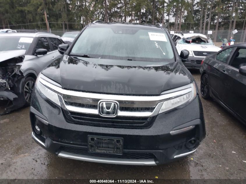 2019 Honda Pilot Elite VIN: 5FNYF6H07KB021960 Lot: 40848364