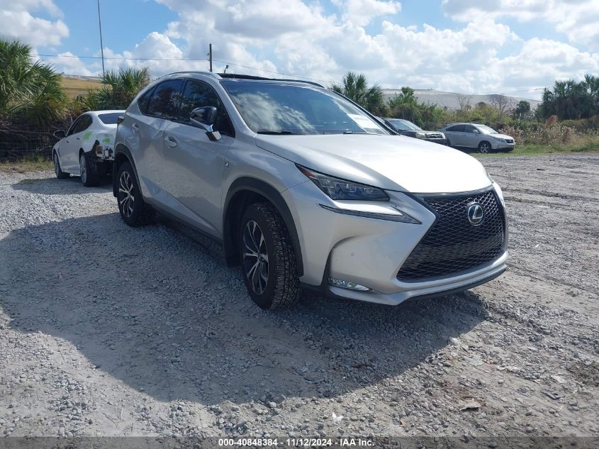 VIN JTJBARBZ8G2046967 2016 Lexus NX, 200T F Sport no.1