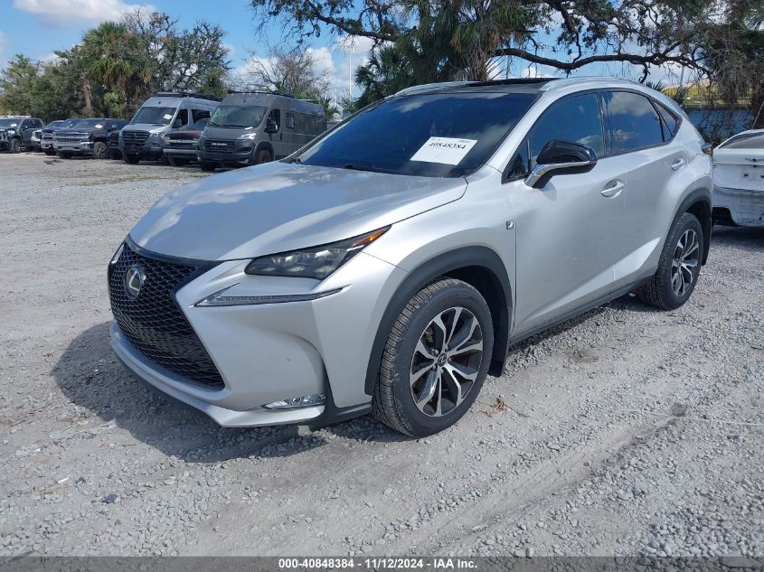 VIN JTJBARBZ8G2046967 2016 Lexus NX, 200T F Sport no.2