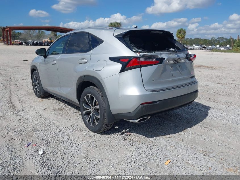 VIN JTJBARBZ8G2046967 2016 Lexus NX, 200T F Sport no.3