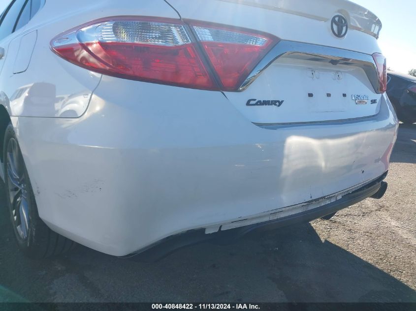 2016 Toyota Camry Se VIN: 4T1BF1FK9GU198226 Lot: 40848422