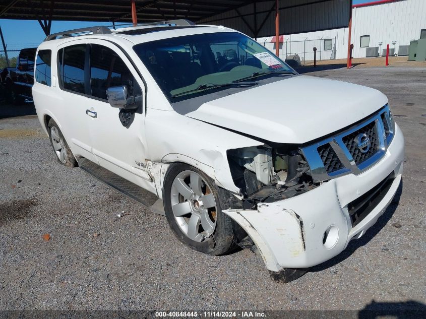 2008 Nissan Armada Le VIN: 5N1BA08D08N605627 Lot: 40848445