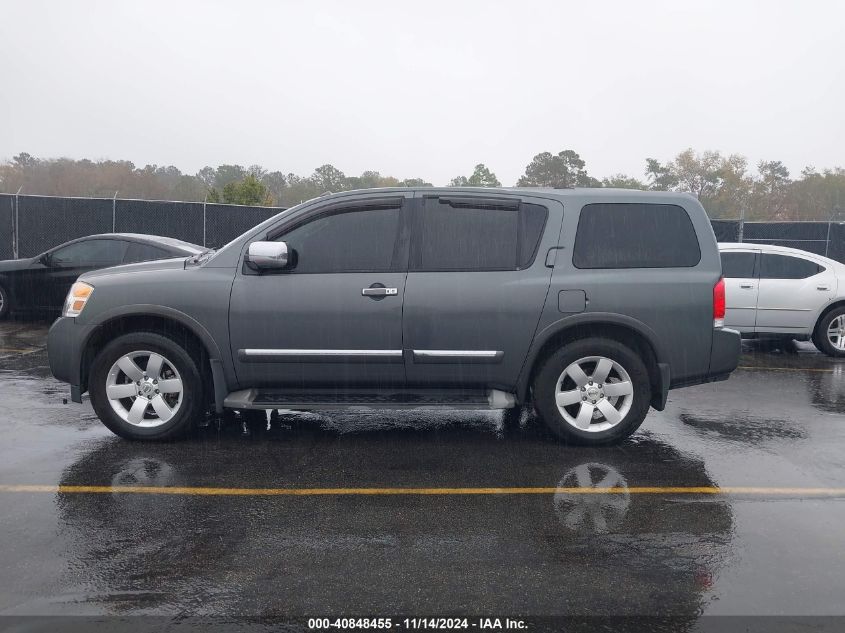 2010 Nissan Armada Titanium VIN: 5N1BA0ND1AN616226 Lot: 40848455