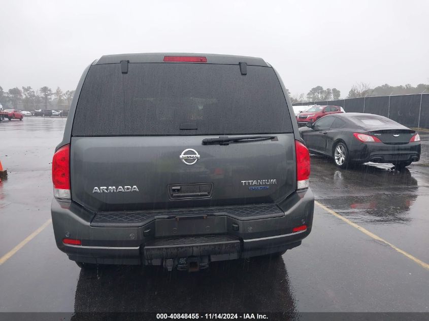 2010 Nissan Armada Titanium VIN: 5N1BA0ND1AN616226 Lot: 40848455