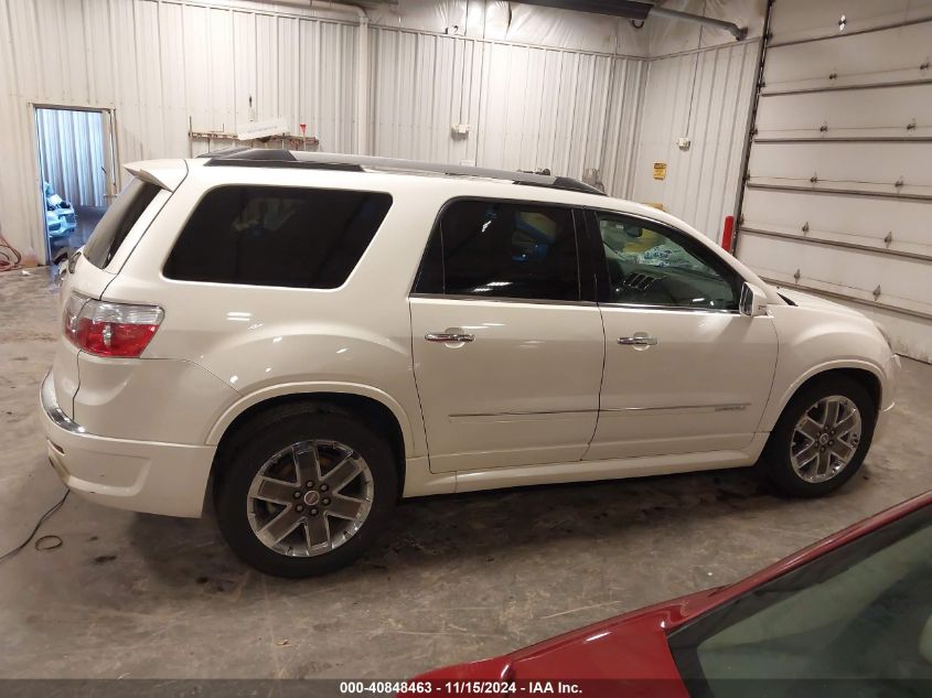 2011 GMC Acadia Denali VIN: 1GKKRTED7BJ358001 Lot: 40848463