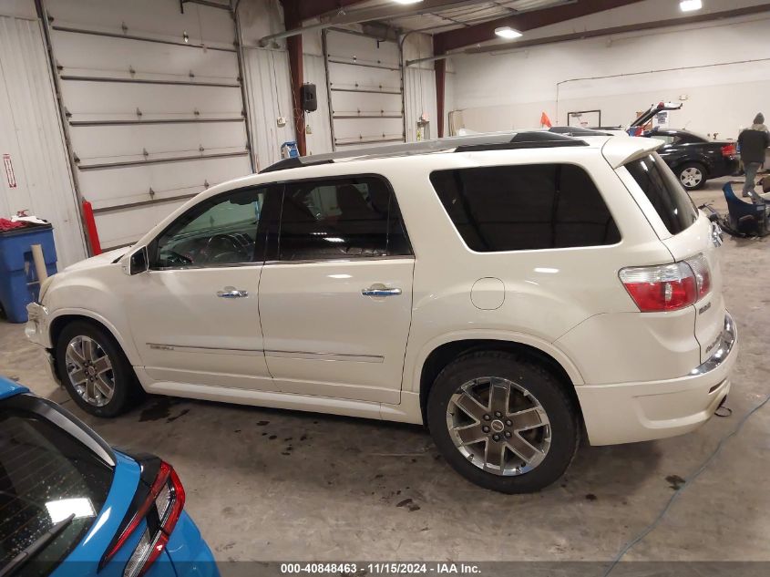 2011 GMC Acadia Denali VIN: 1GKKRTED7BJ358001 Lot: 40848463