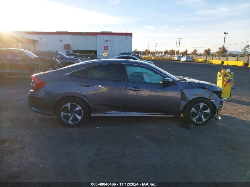 2019 Honda Civic Lx VIN: 2HGFC2F6XKH605734 Lot: 40848466