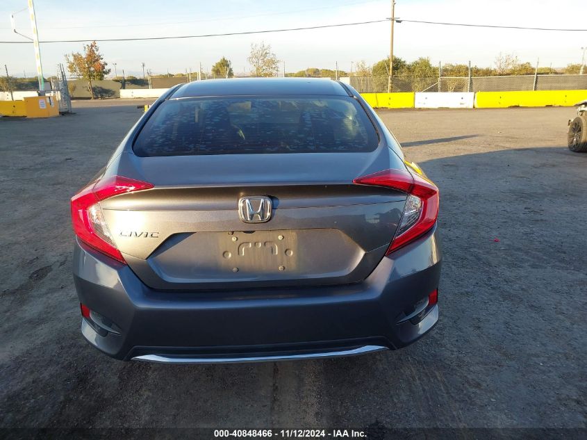 2019 Honda Civic Lx VIN: 2HGFC2F6XKH605734 Lot: 40848466