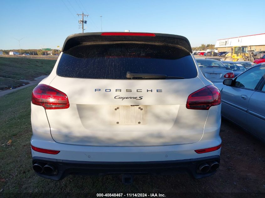 2015 Porsche Cayenne S VIN: WP1AB2A20FLA56150 Lot: 40848467