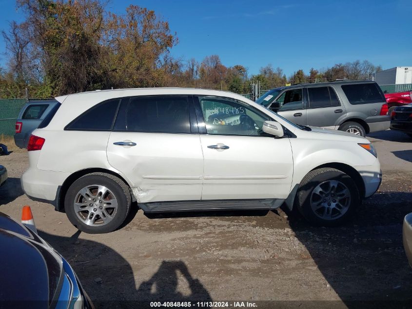 2009 Acura Mdx Technology Package VIN: 2HNYD28689H517514 Lot: 40848485