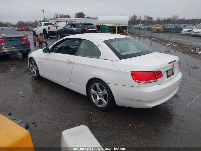 2009 BMW 328I VIN: WBAWR33509P343272 Lot: 40848494