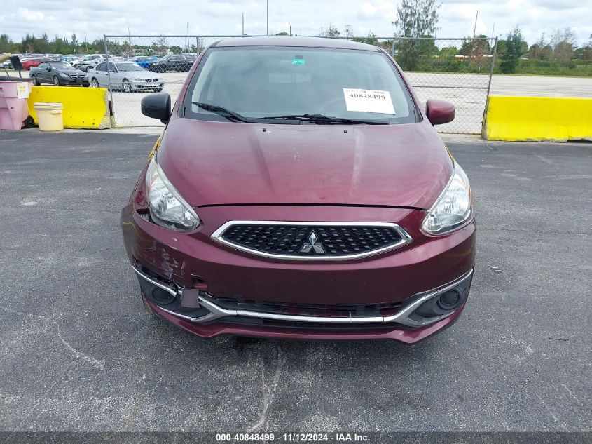 2019 Mitsubishi Mirage Rf VIN: ML32A3HJ9KH013325 Lot: 40848499