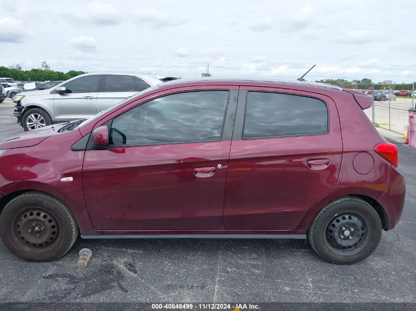 2019 Mitsubishi Mirage Rf VIN: ML32A3HJ9KH013325 Lot: 40848499