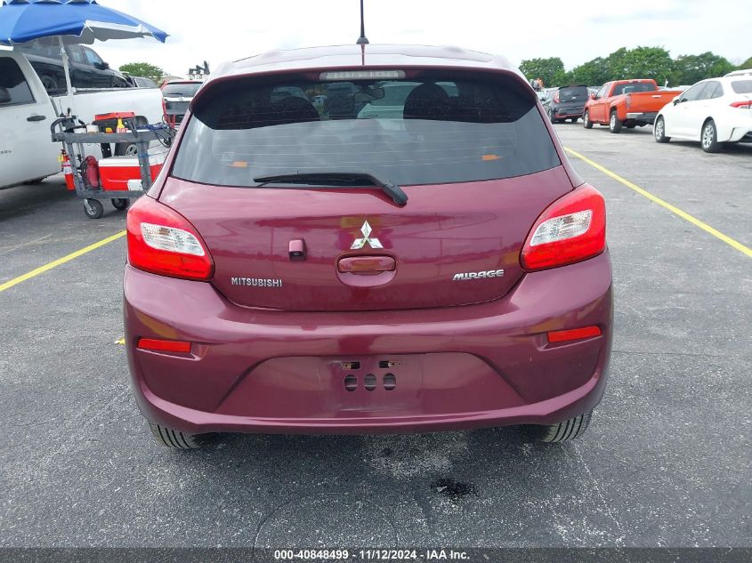 2019 Mitsubishi Mirage Rf VIN: ML32A3HJ9KH013325 Lot: 40848499