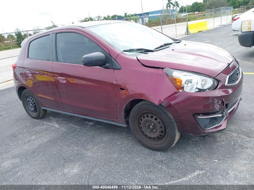 2019 Mitsubishi Mirage Rf VIN: ML32A3HJ9KH013325 Lot: 40848499