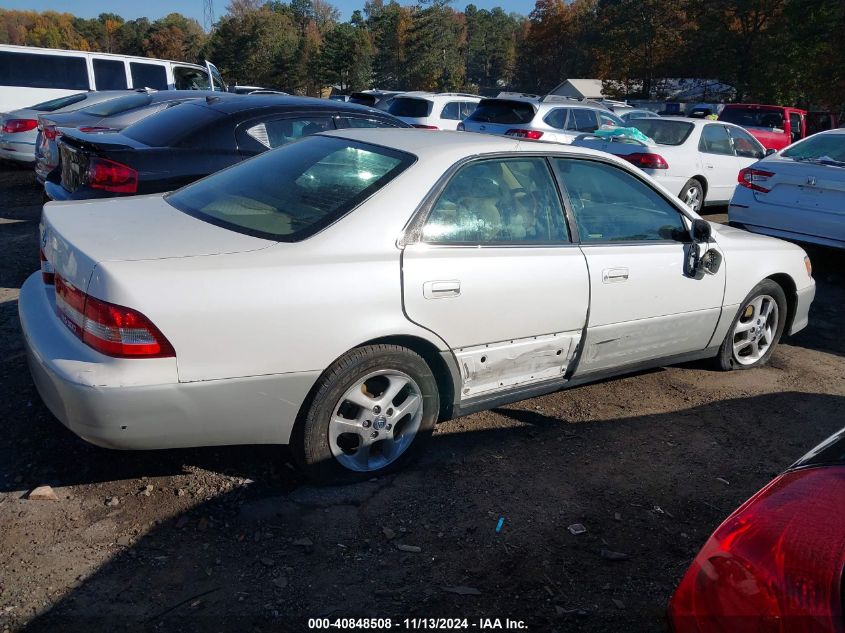 2001 Lexus Es 300 VIN: JT8BF28GX10301184 Lot: 40848508