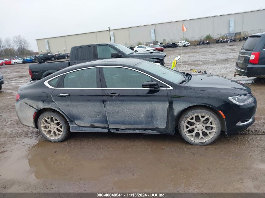 2015 Chrysler 200 C VIN: 1C3CCCEG3FN656799 Lot: 40848541